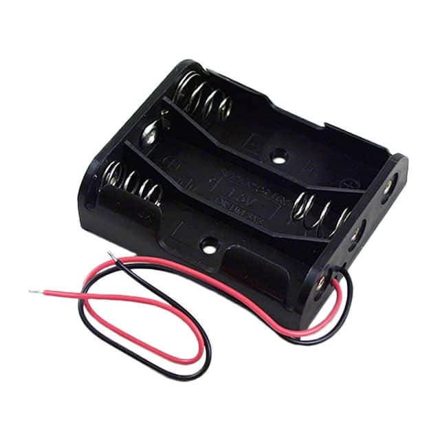 BH3AAW BATT HOLDER AA 3 CELL WIRE LEADS