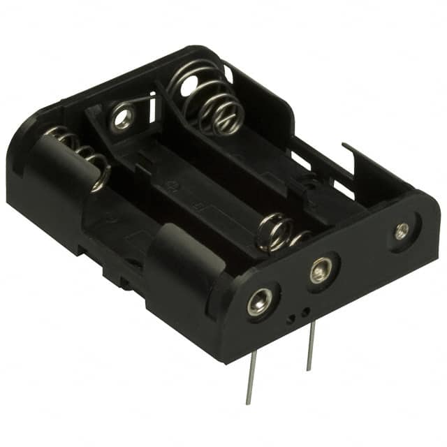 BH3AAPC BATTERY HOLDER AA 3 CELL PC PIN