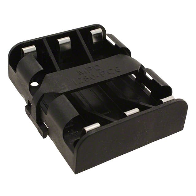 BK-1280-PC6 BATTERY HOLDER AA 3 CELL PC PIN