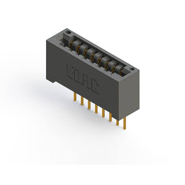 396-008-540-101 CONN EDGE SGL FMALE 8POS 0.125
