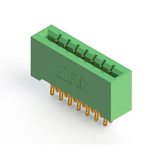 333-014-555-201 CONN EDGE DUAL FMALE 14POS 0.156
