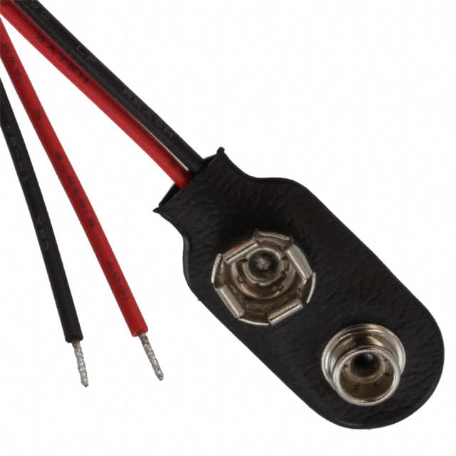 BS3I-HD BATT CONN SNAP 9V 1 CEL 3" LEADS