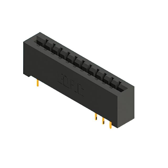 387-011-558-101 CONN EDGE SGL FMALE 11POS 0.156