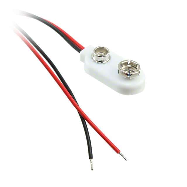 BS12I-MC BATT CONN SNAP 9V 1 CEL 12" LEAD