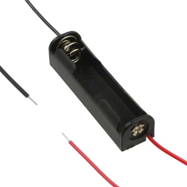 2467 BATT HOLDER AAA 1 CELL 6" LEADS