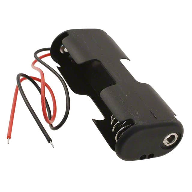 BC22AAW BATT HOLDER AA 2 CELL 6" LEADS