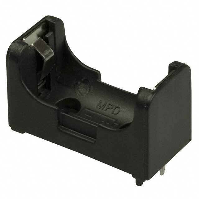 BH1/2AA-3 BATT HOLDER 1/2AA 1 CELL PC PIN