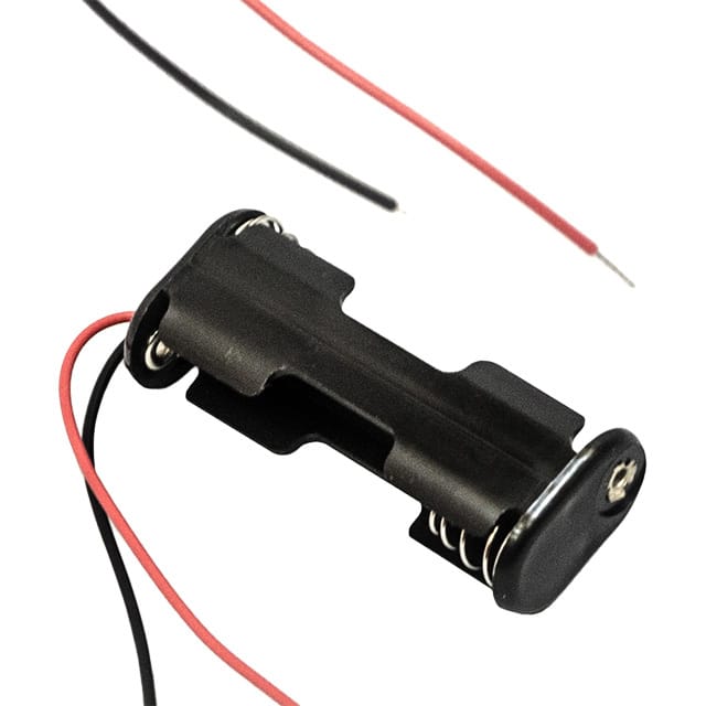BC22AAAW BATT HOLDER AAA 2 CELL 6" LEADS