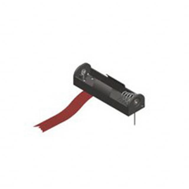 2460RB BATT HOLDER AA 1 CELL PC PIN