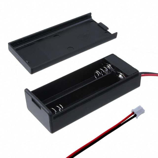 COM1305 BATT HOLDER AAA 2 CELL WIRE LEAD