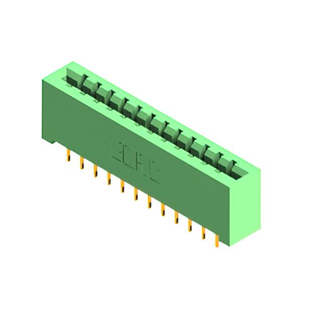 337-012-558-101 CONN EDGE SGL FMALE 12POS 0.156