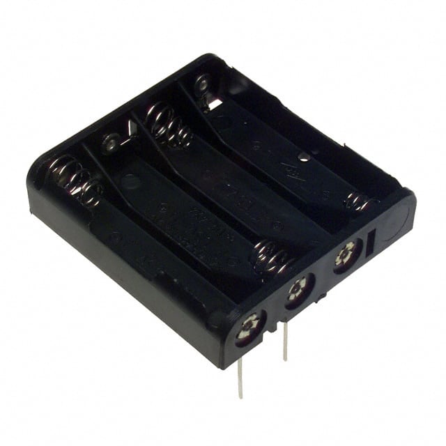 2481 BATTERY HOLDER AAA 4 CELL PC PIN