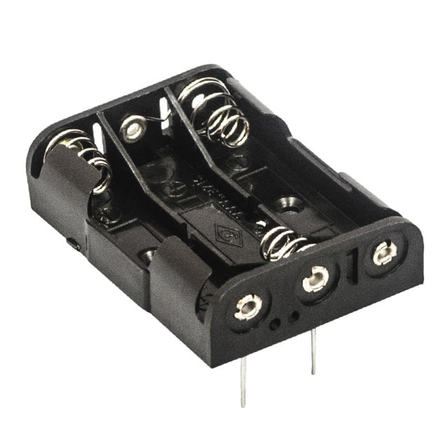 BC3AAAPC BATTERY HOLDER AAA 3 CELL PC PIN