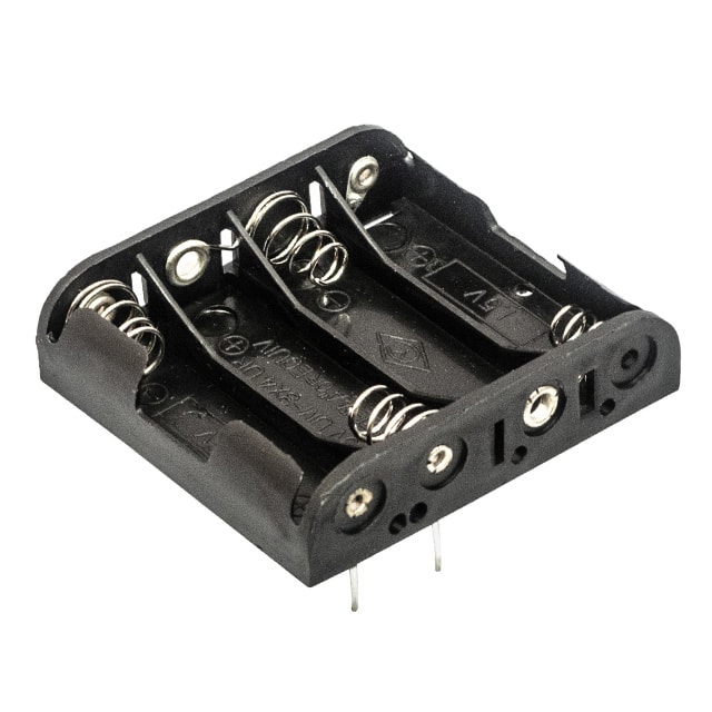 BC4AAPC BATTERY HOLDER AA 4 CELL PC PIN