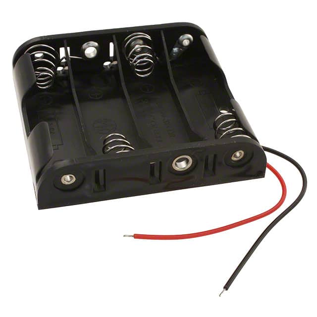 BC4AAW BATT HOLDER AA 4 CELL 6" LEADS
