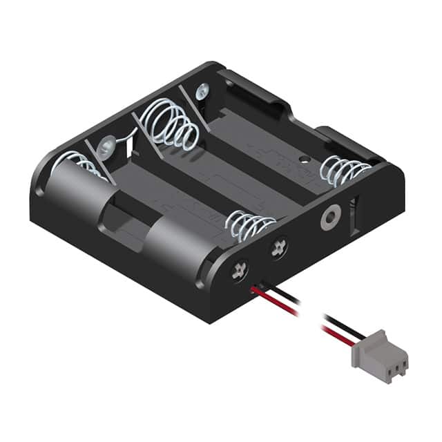 2478CN BATT HOLDER AA 4 CELL WIRE LEADS