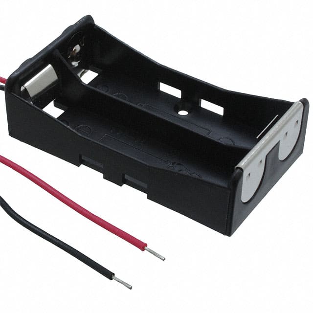 BA2AAW BATT HOLDER AA 2 CELL 6" LEADS