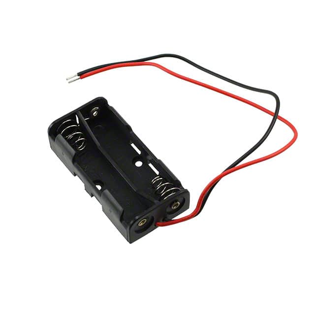 BH2AAAW BATT HOLDER AAA 2 CELL 6" LEADS