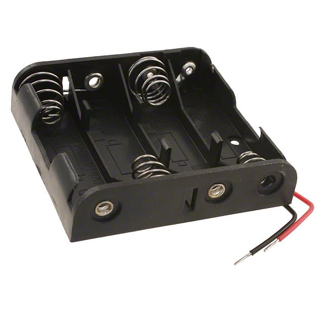 BH4AAW BATT HOLDER AA 4 CELL 6" LEADS
