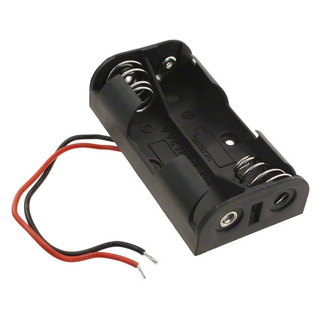 BH2AAW BATT HOLDER AA 2 CELL 6" LEADS
