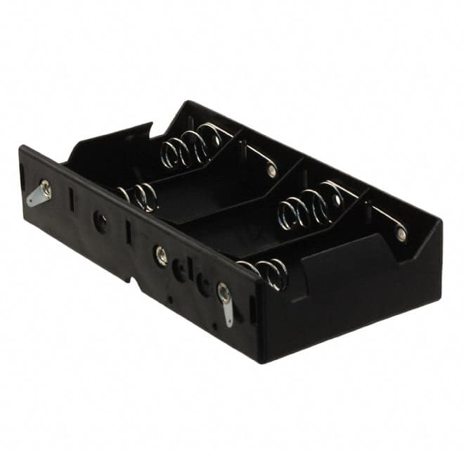 BH4DL BATT HOLDER D 4 CELL SOLDER LUG