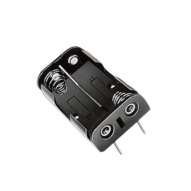 BH2AAPC-4-12MM BATTERY HOLDER AA 2 CELL PC PIN