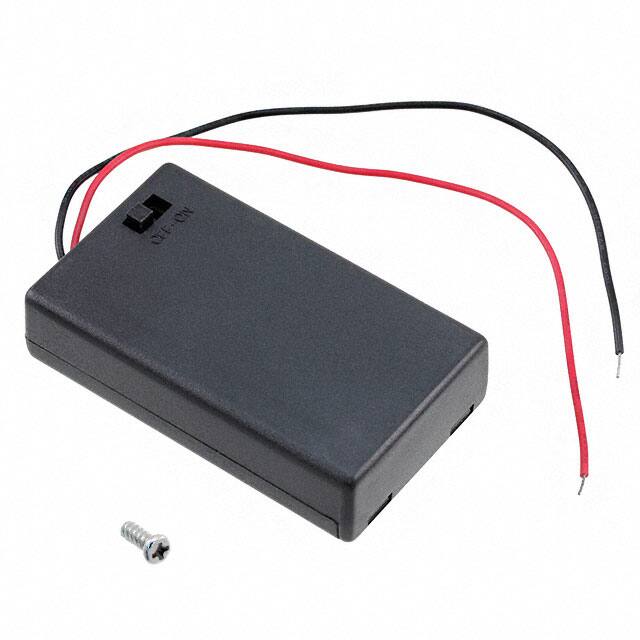 SBH431-1AS BATT HOLDER AAA 3 CELL 6" LEADS