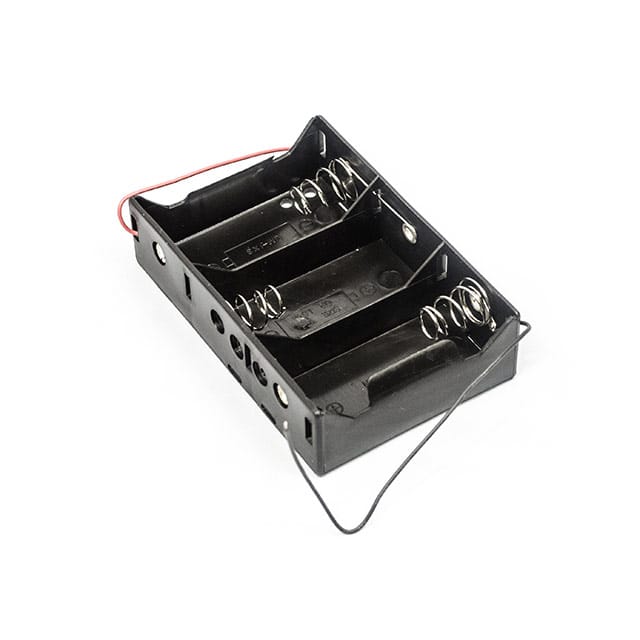 BH3DW BATT HOLDER D 3 CELL 6" LEADS