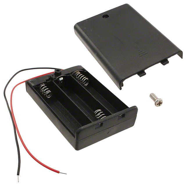 SBH331AS BATT HOLDER AA 3 CELL 6" LEADS