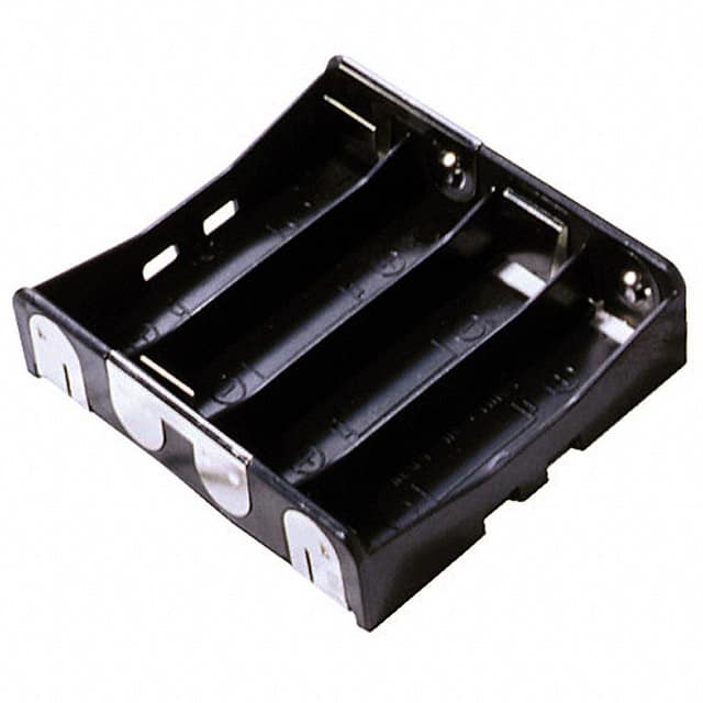 BA4AAPC-UL94V-0 BATTERY HOLDER AA 4 CELL PC PIN