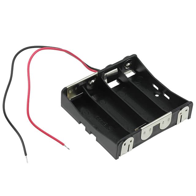 BA4AAW BATT HOLDER AA 4 CELL 6" LEADS