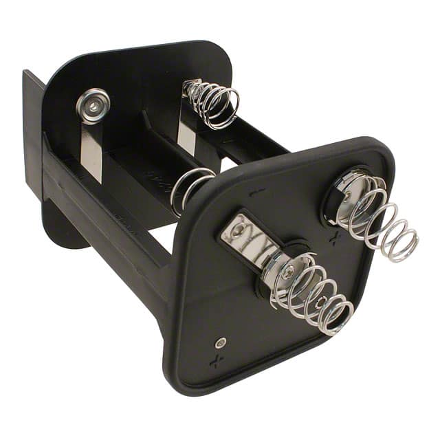 BA4D-S-3VOLT BATT HOLDER D 4CEL LANTERN CNTCT