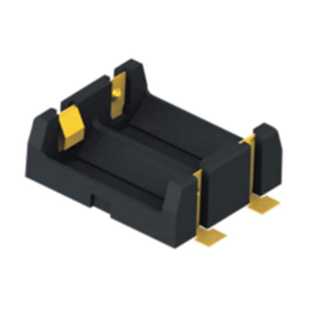 1080 BATTERY HOLDER CR123A 2 CELL SMD