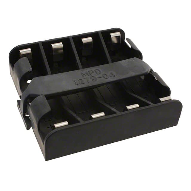 BK-1279-PC8 BATTERY HOLDER AA 4 CELL PC PIN