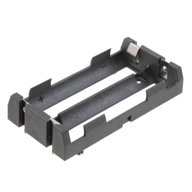 1049P BATT HOLDER 18650 2 CELL PC PIN