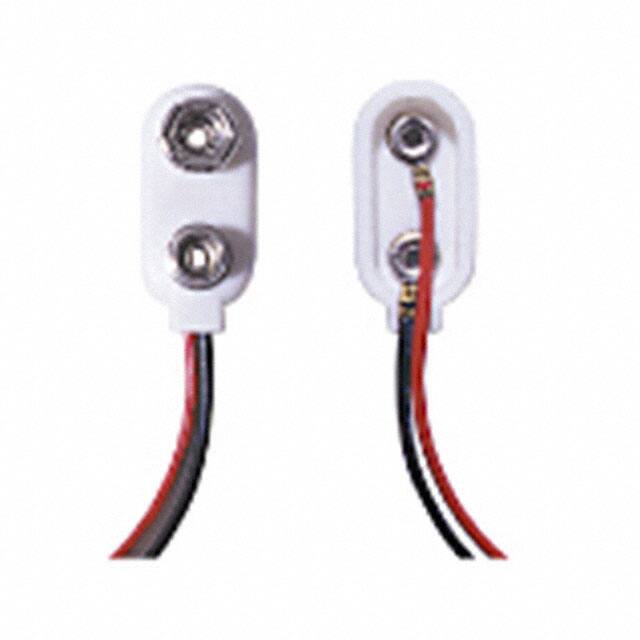 BS3I-MC BATT CONN SNAP 9V 1 CEL 3" LEADS