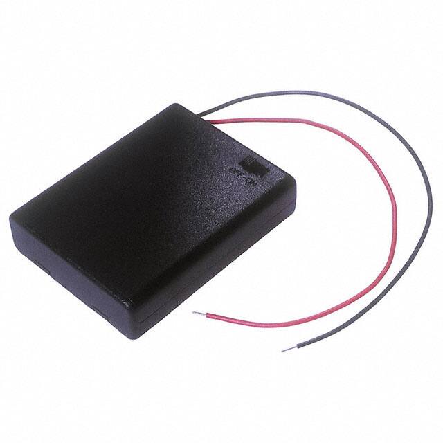 SBH441AS BATT HOLDER AAA 4 CELL 6" LEADS