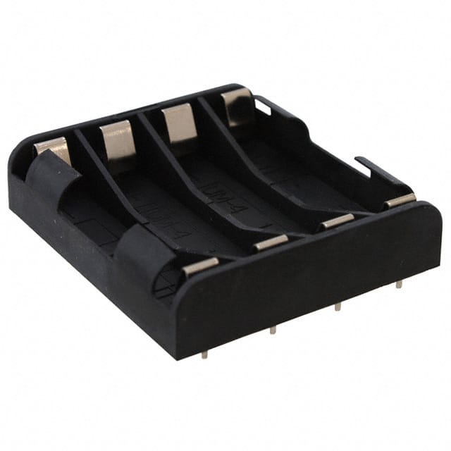 BK-1264-PC8 BATTERY HOLDER AAA 4 CELL PC PIN