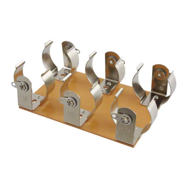 2190 BATT HOLDER D 3 CELL SOLDER LUG