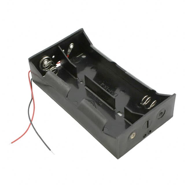 BH24DW BATT HOLDER D 4 CELL 6" LEADS