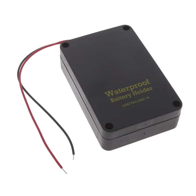 CAB75A2-03W-1X BATT HOLDER AA 3 CELL WIRE LEADS