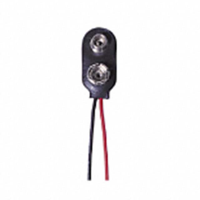 BS4I BATT CONN SNAP 9V 1 CEL 4" LEADS