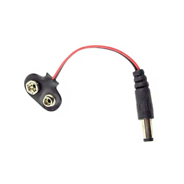 4132 BATT SNAP 9V 1 CELL BARREL PLUG