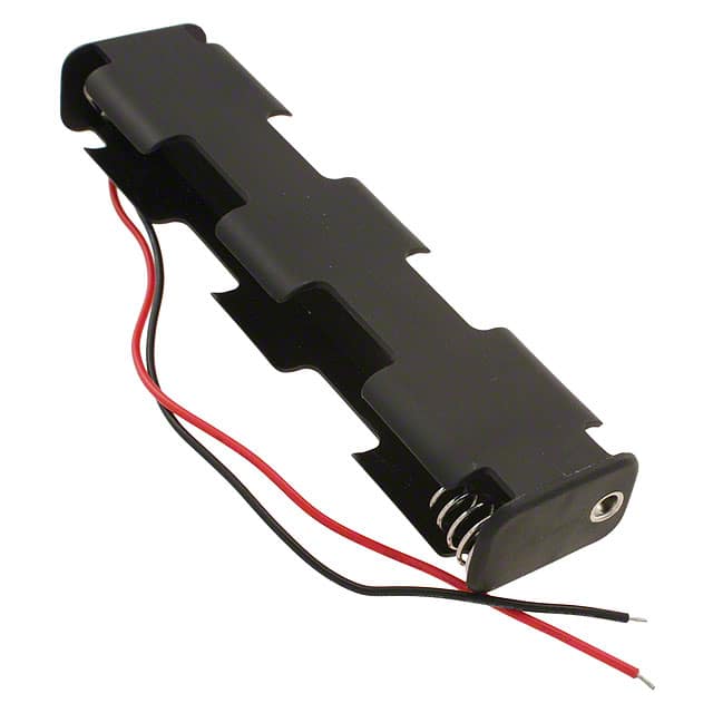 BH14AAW BATT HOLDER AA 4 CELL 6" LEADS