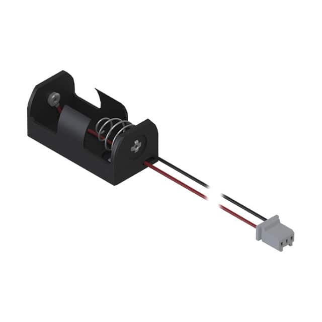 2486CN BATT HOLDER 1/2AA 1CEL WIRE LEAD