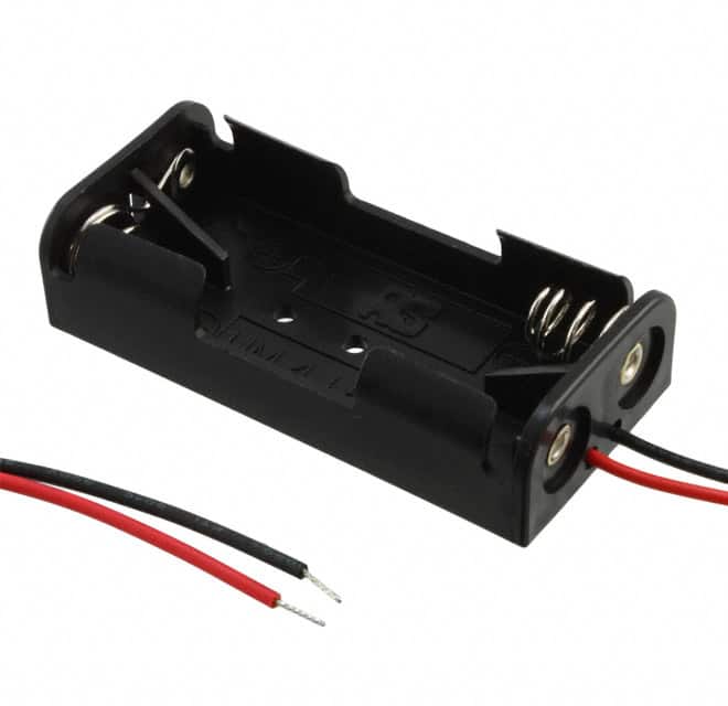 HH-3630 BATT HOLDER AAA 2 CELL 6" LEADS