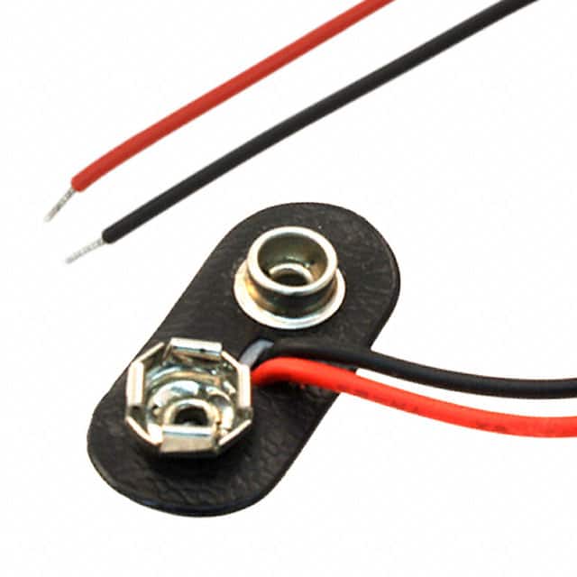 BS12I-NICAD BATT CONN SNAP 9V 1 CEL 12" LEAD