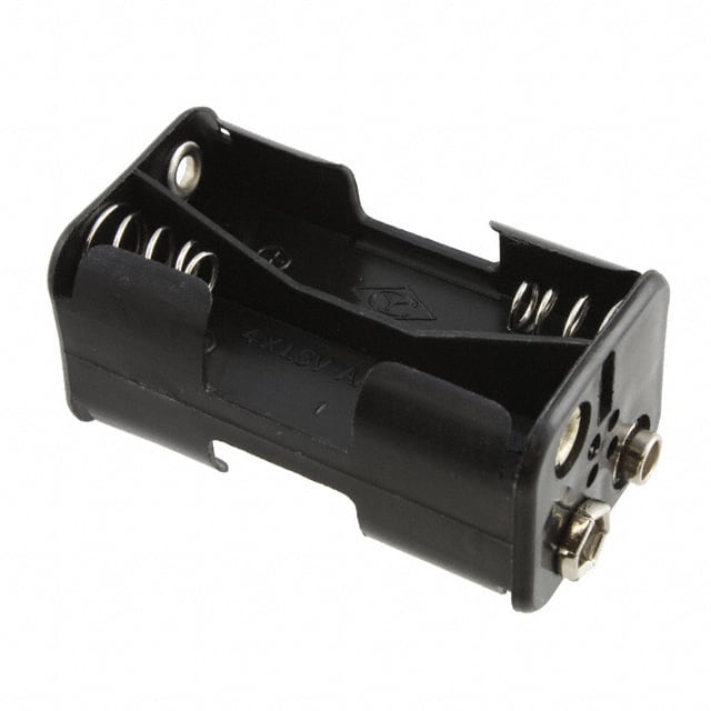 BH24AASF BATT HOLDER AA 4 CELL SNAP