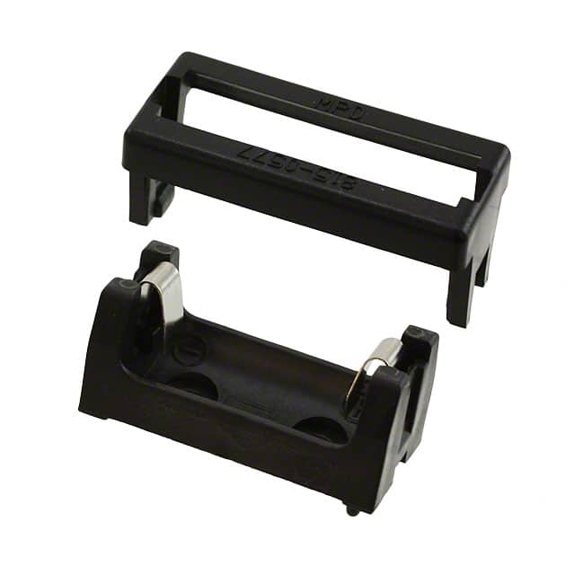ABH1-2AA BATT HOLDER 1/2AA 1 CELL PC PIN
