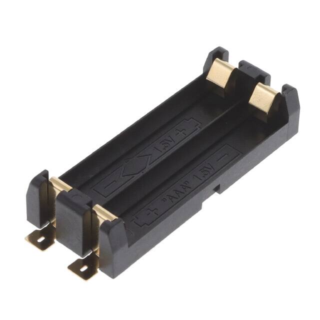 BH-102B-5 BATT HOLDER AAA 2 CELL SMD